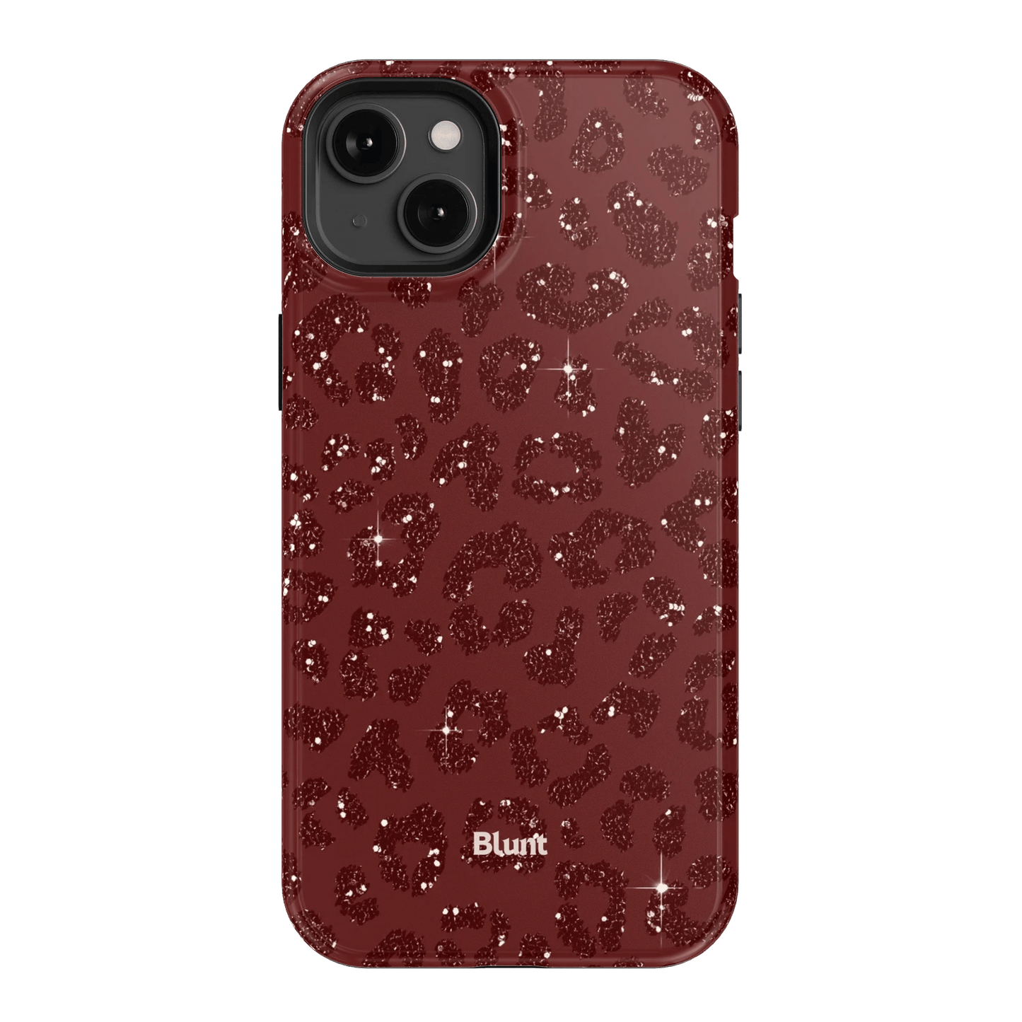 Burgundy Cheetah Print iPhone Case - Blunt Cases