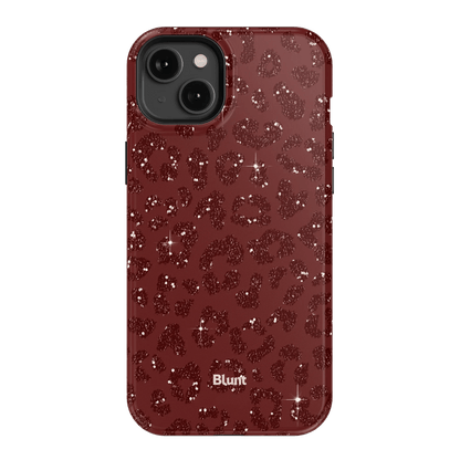 Burgundy Cheetah Print iPhone Case - Blunt Cases