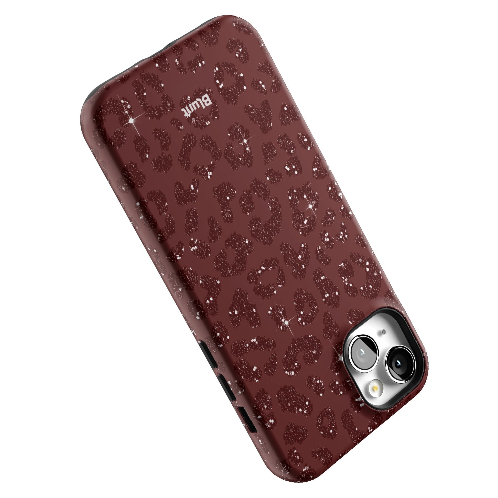 Burgundy Cheetah Print iPhone Case gallery - Iphone_14_Mini_Air_Plus_5