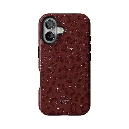 Burgundy Cheetah Print iPhone Case gallery - Iphone_16_Iphone_1