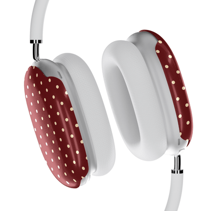 Burgundy Dot AirPod Max Case - Blunt Cases