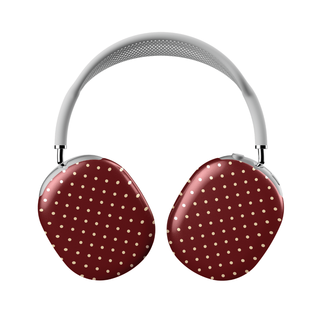 Burgundy Dot AirPod Max Case - Blunt Cases