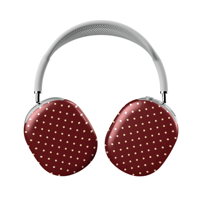 Burgundy Dot AirPod Max Case - Blunt Cases