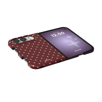 burgundy-dot-iphone-case iPhone 18 Duo case, view 5
