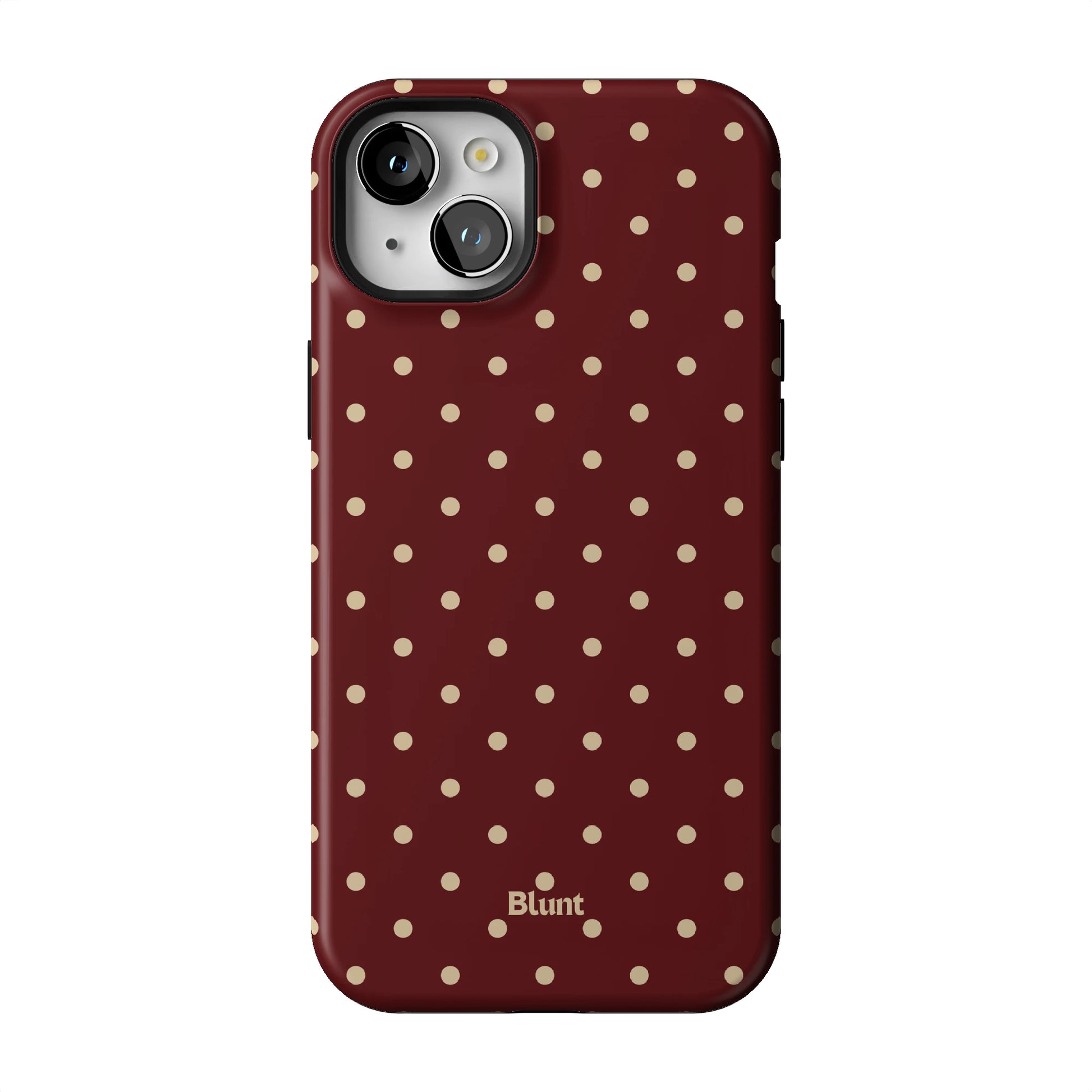 Burgundy Dot iPhone Case gallery - Iphone_15_Mini_Air_Plus_1
