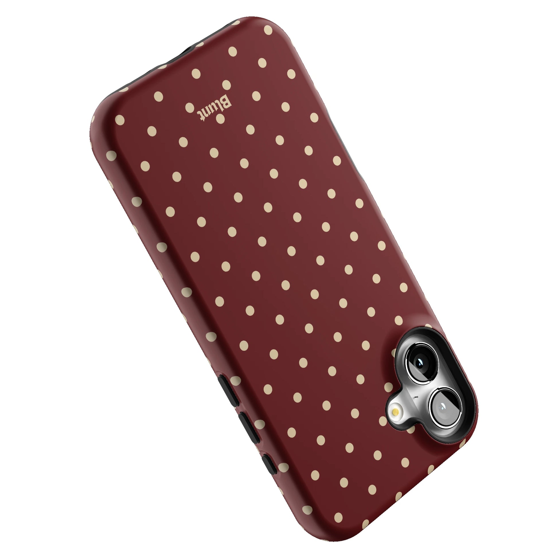 Burgundy Dot iPhone Case gallery - Iphone_16_Mini_Air_Plus_5