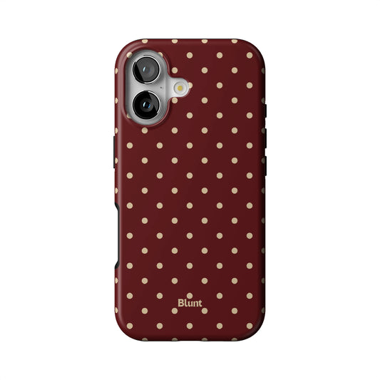 Burgundy Dot iPhone Case gallery - Iphone_17_Iphone_1