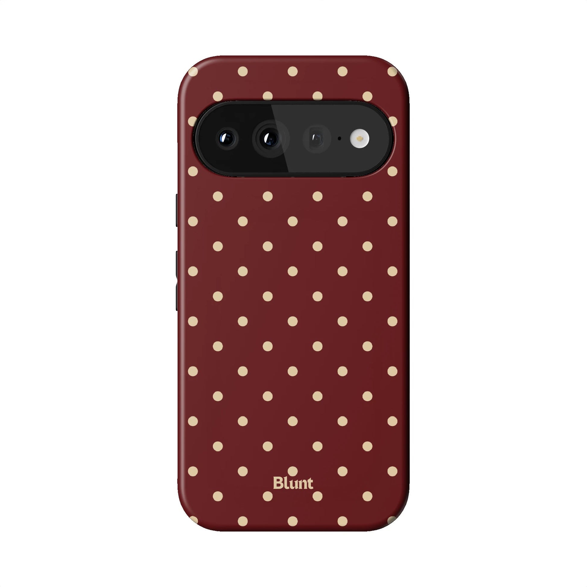 Burgundy Dot Pixel Case - Blunt Cases