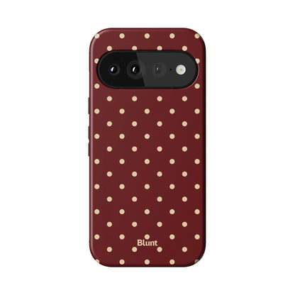 Burgundy Dot Pixel Case - Blunt Cases