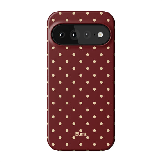 Burgundy Dot Pixel Case - Blunt Cases