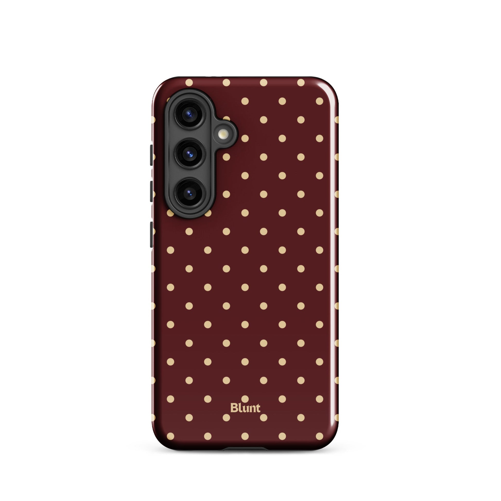 Burgundy Dot Samsung Case - Blunt Cases