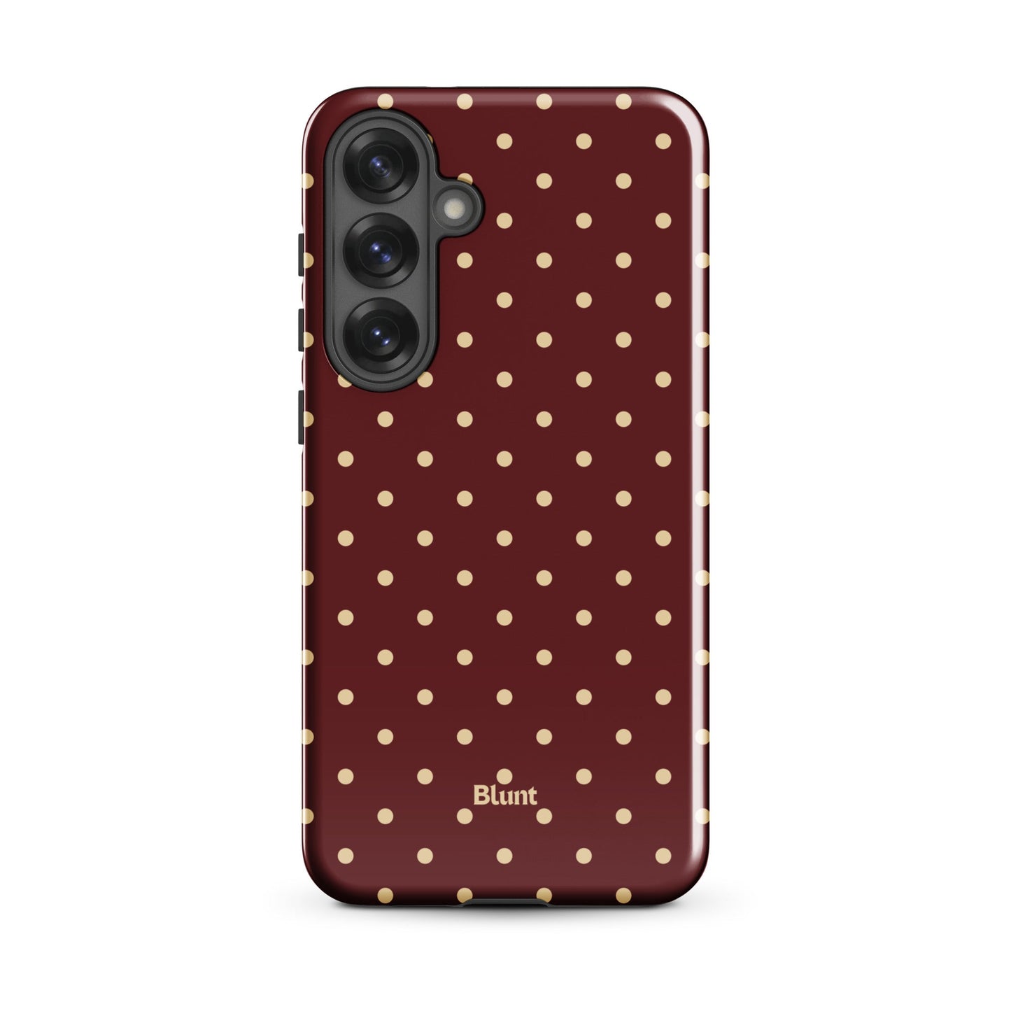 Burgundy Dot Samsung Case - Blunt Cases