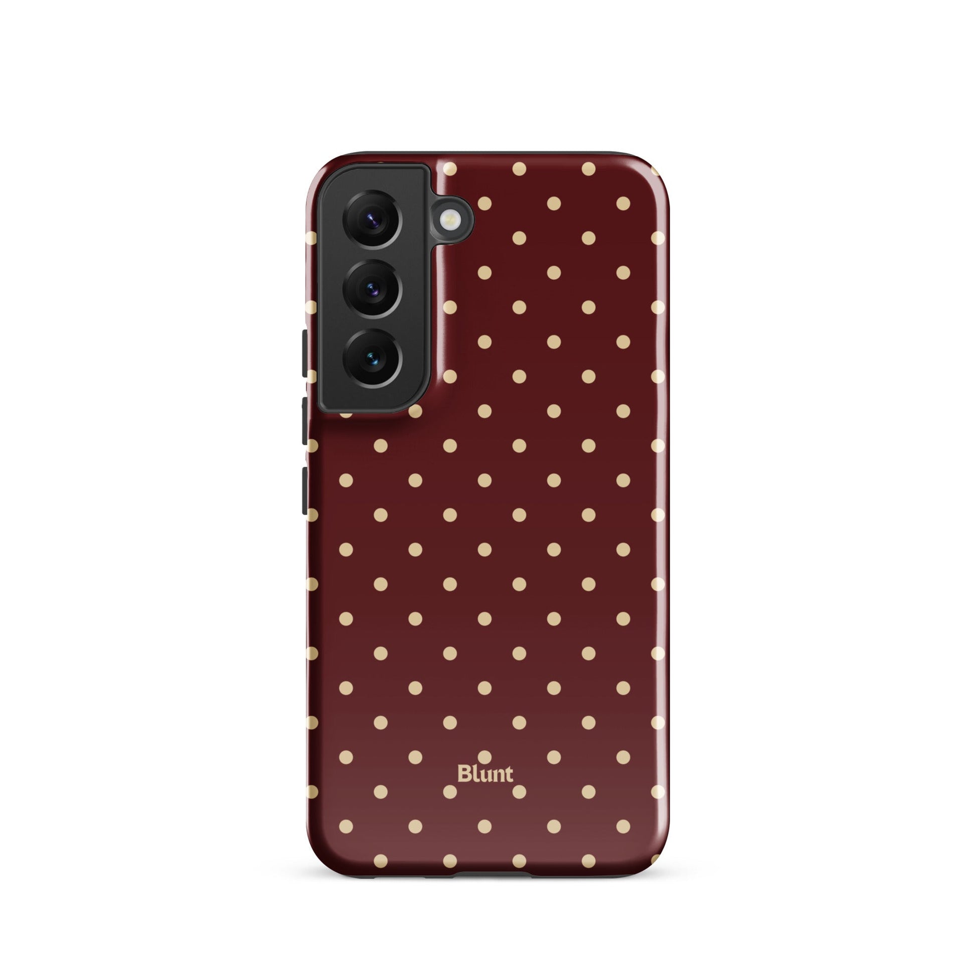 Burgundy Dot Samsung Case - Blunt Cases