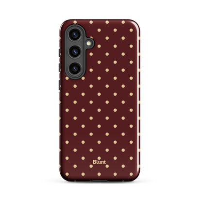 Burgundy Dot Samsung Case - Blunt Cases