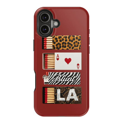 Burgundy Match iPhone Case - Blunt Cases