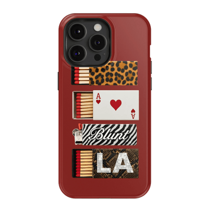 Burgundy Match iPhone Case - Blunt Cases