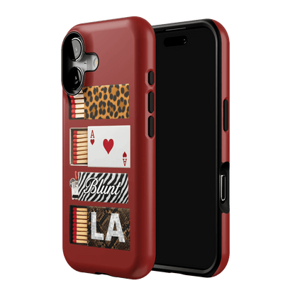 Burgundy Match iPhone Case - Blunt Cases