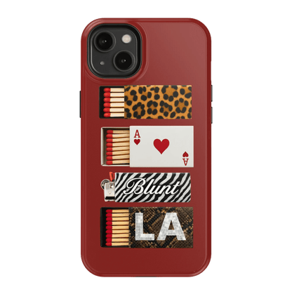 Burgundy Match iPhone Case - Blunt Cases