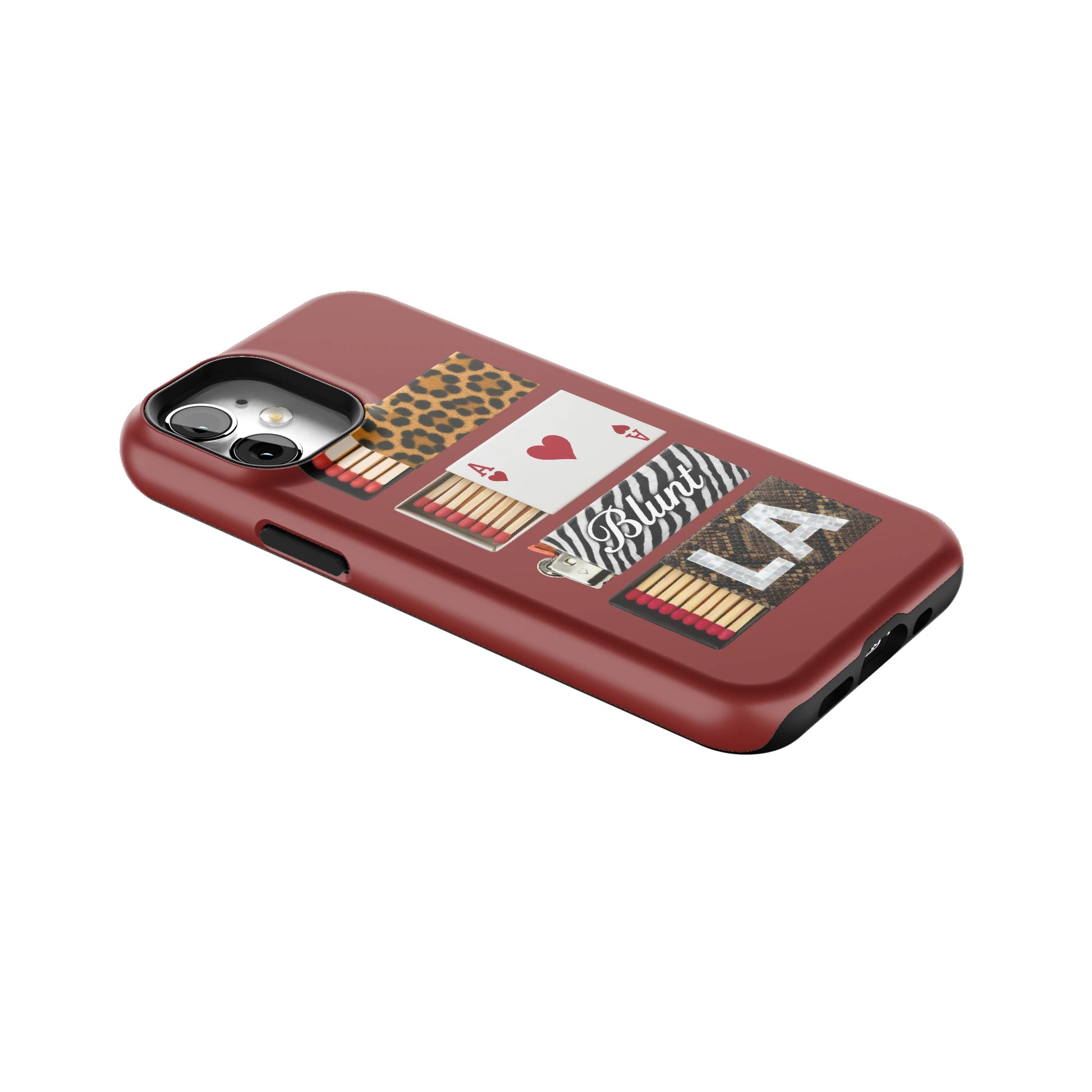 Burgundy Match iPhone Case gallery - Iphone_12_Mini_Air_Plus_2