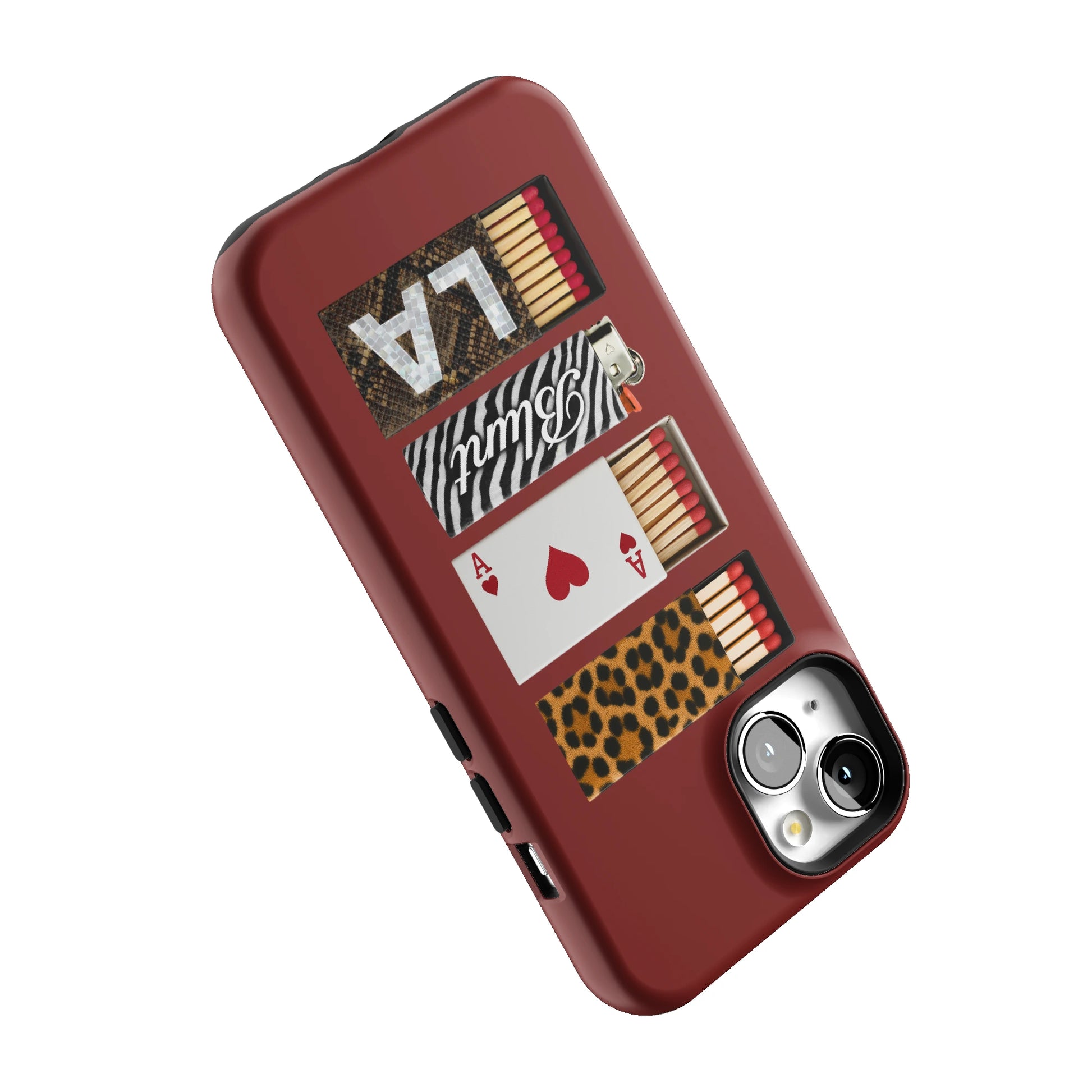 Burgundy Match iPhone Case gallery - Iphone_13_Iphone_5