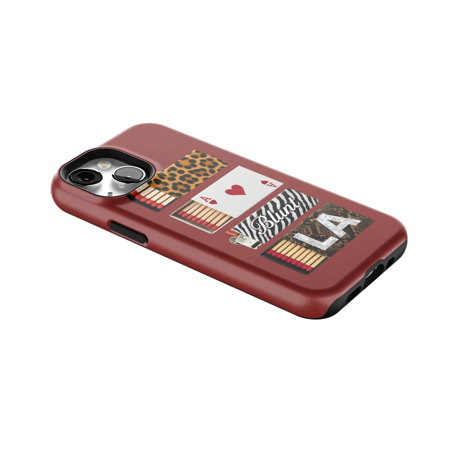 Burgundy Match iPhone Case gallery - Iphone_13_Mini_Air_Plus_2