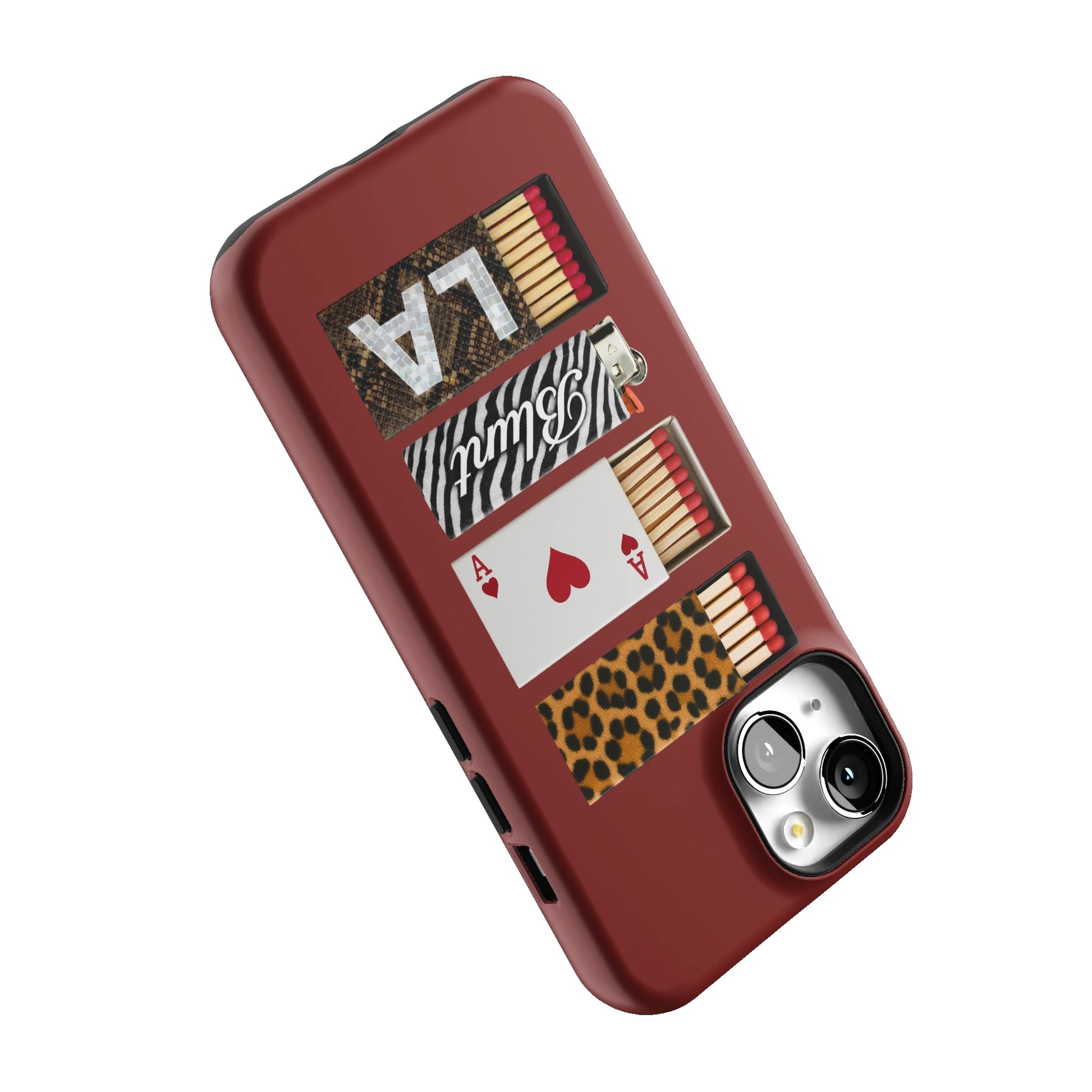 Burgundy Match iPhone Case gallery - Iphone_14_Iphone_5