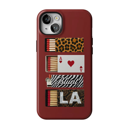 Burgundy Match iPhone Case gallery - Iphone_14_Mini_Air_Plus_1