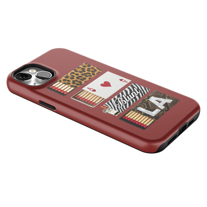 Burgundy Match iPhone Case gallery - Iphone_14_Mini_Air_Plus_2