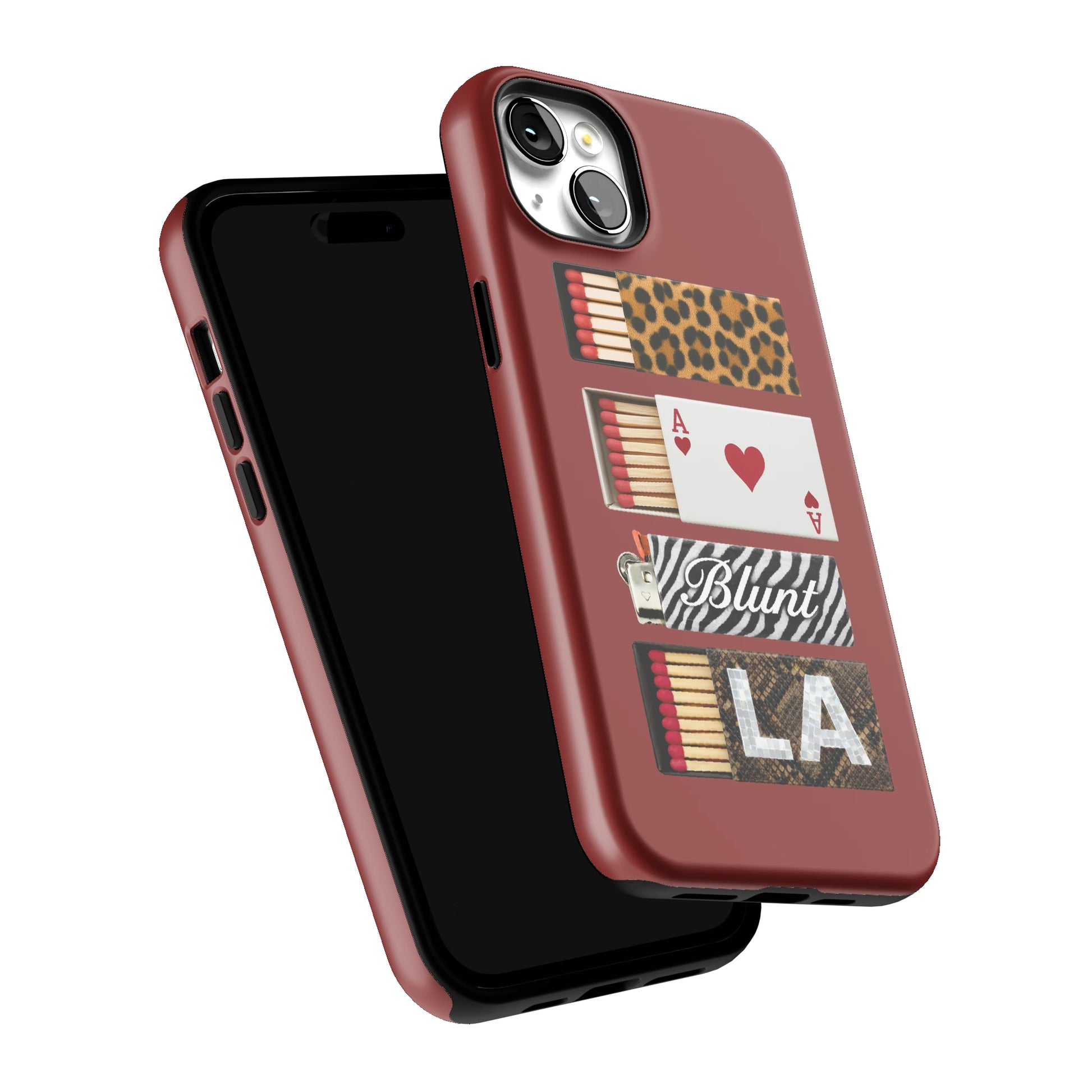 Burgundy Match iPhone Case gallery - Iphone_14_Mini_Air_Plus_6