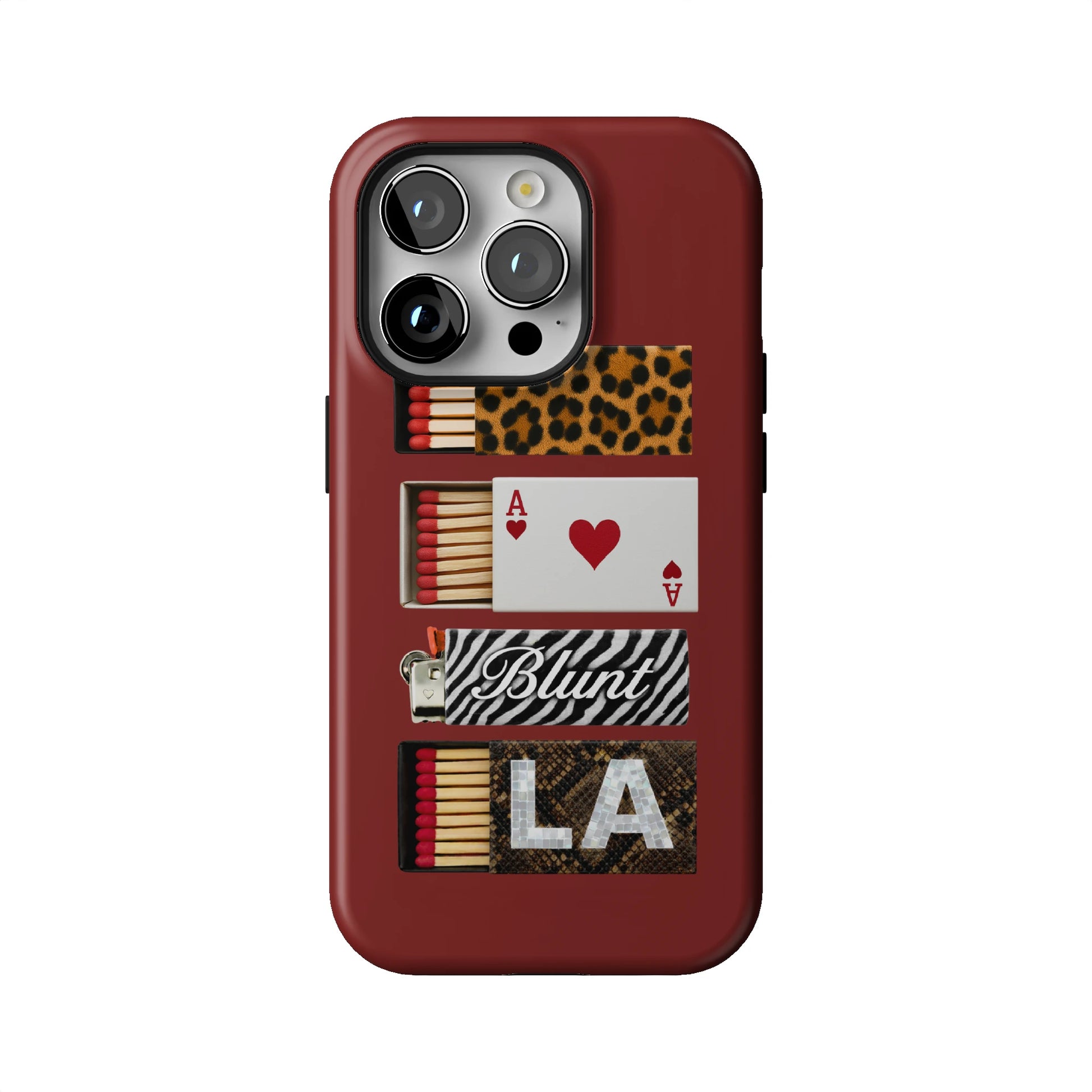 Burgundy Match iPhone Case gallery - Iphone_14_Pro_1