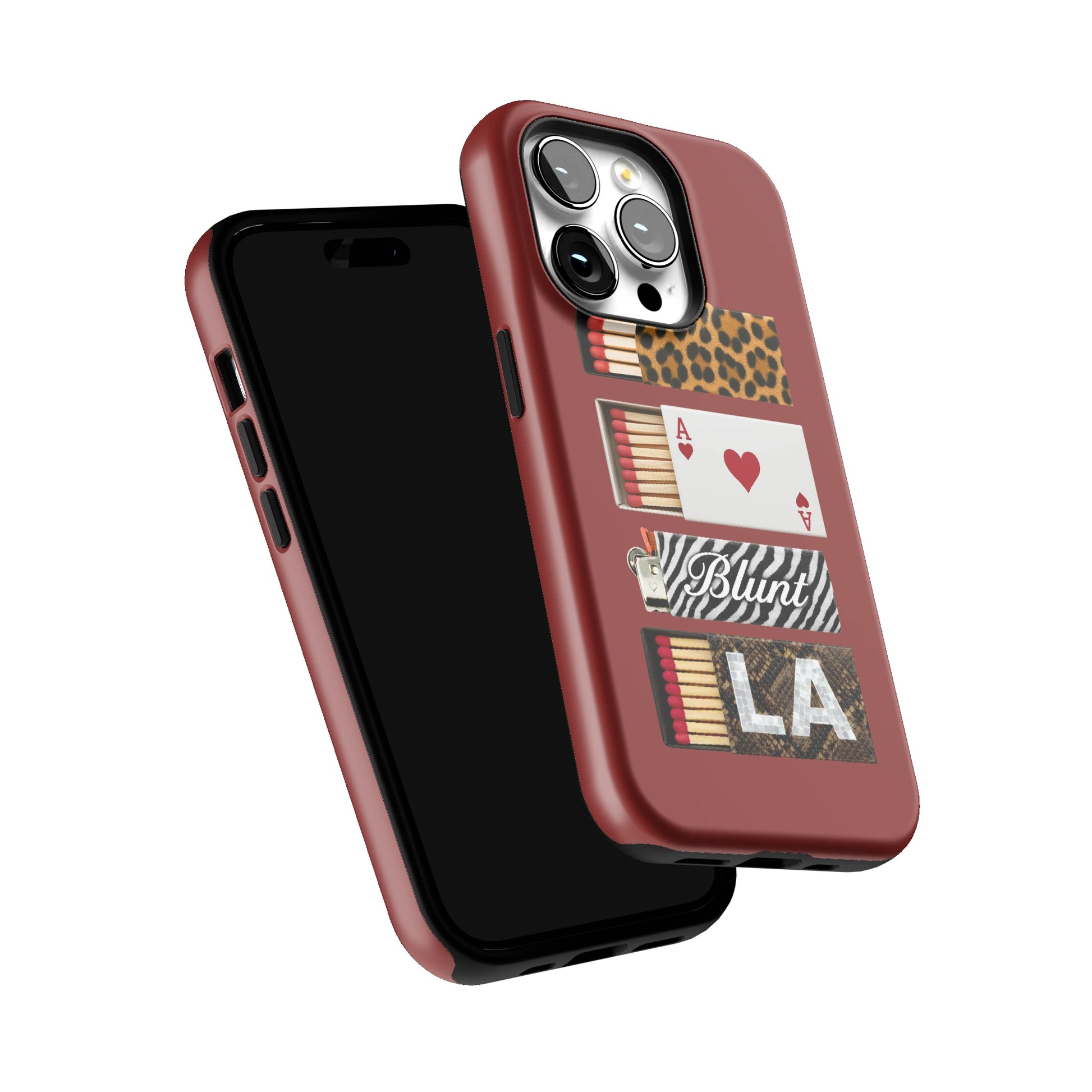 Burgundy Match iPhone Case gallery - Iphone_14_Pro_6