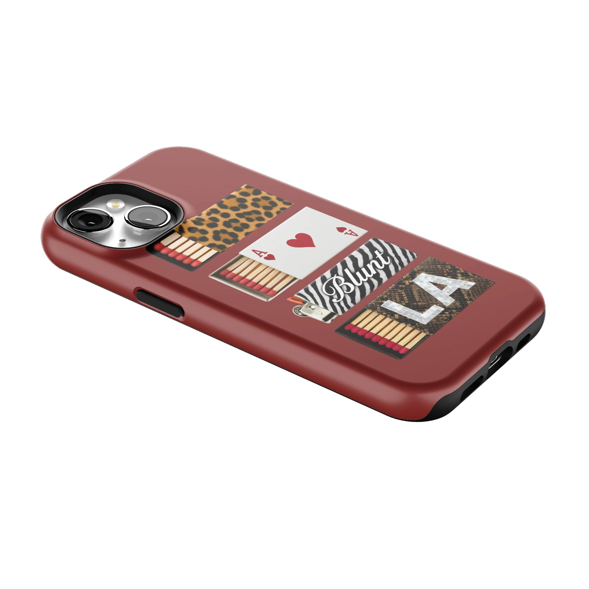 Burgundy Match iPhone Case gallery - Iphone_15_Iphone_2