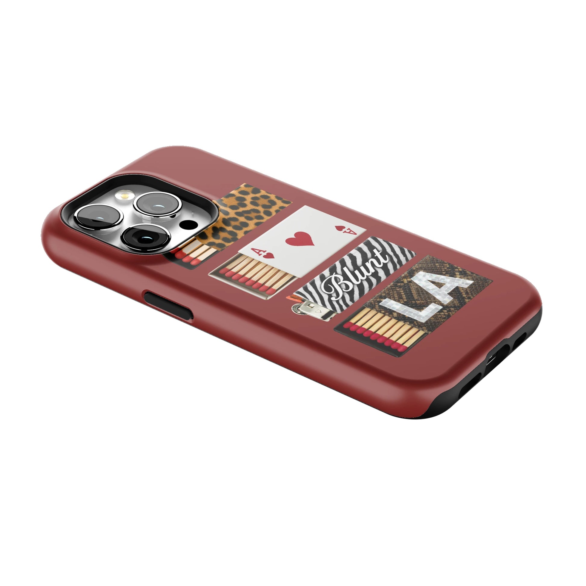 Burgundy Match iPhone Case gallery - Iphone_15_Pro_2