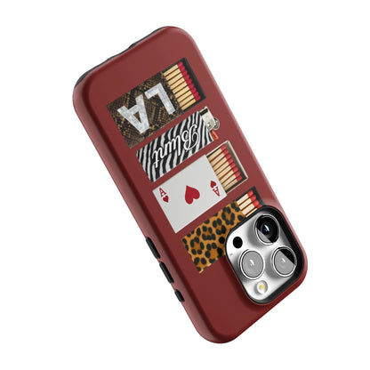Burgundy Match iPhone Case gallery - Iphone_15_Pro_5