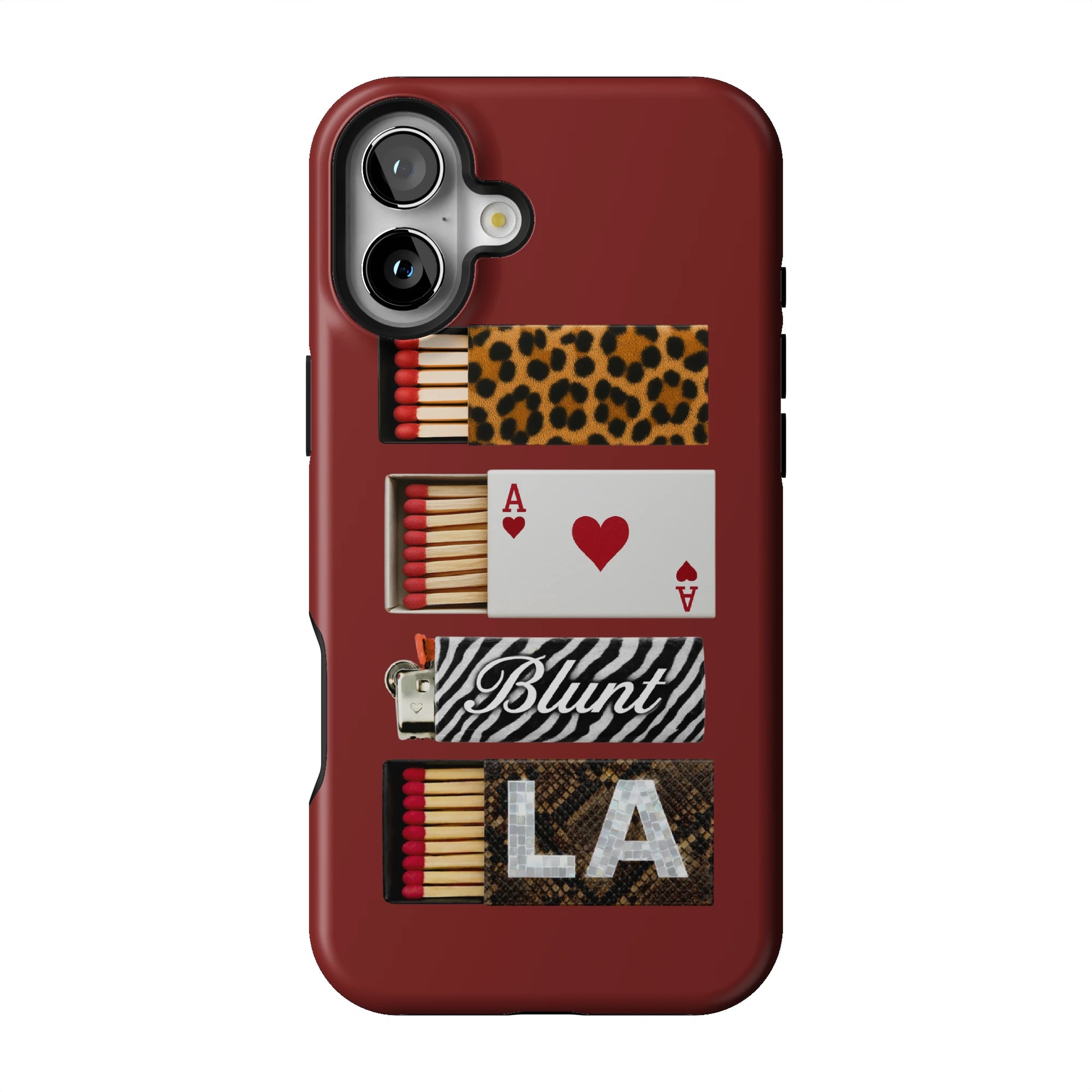 Burgundy Match iPhone Case gallery - Iphone_16_Mini_Air_Plus_1