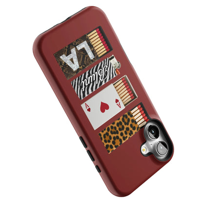 Burgundy Match iPhone Case gallery - Iphone_16_Mini_Air_Plus_5