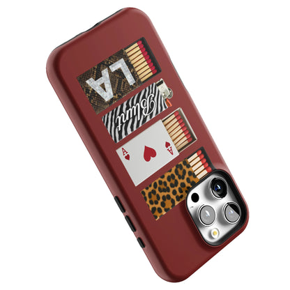 Burgundy Match iPhone Case gallery - Iphone_16_Pro_Max_5