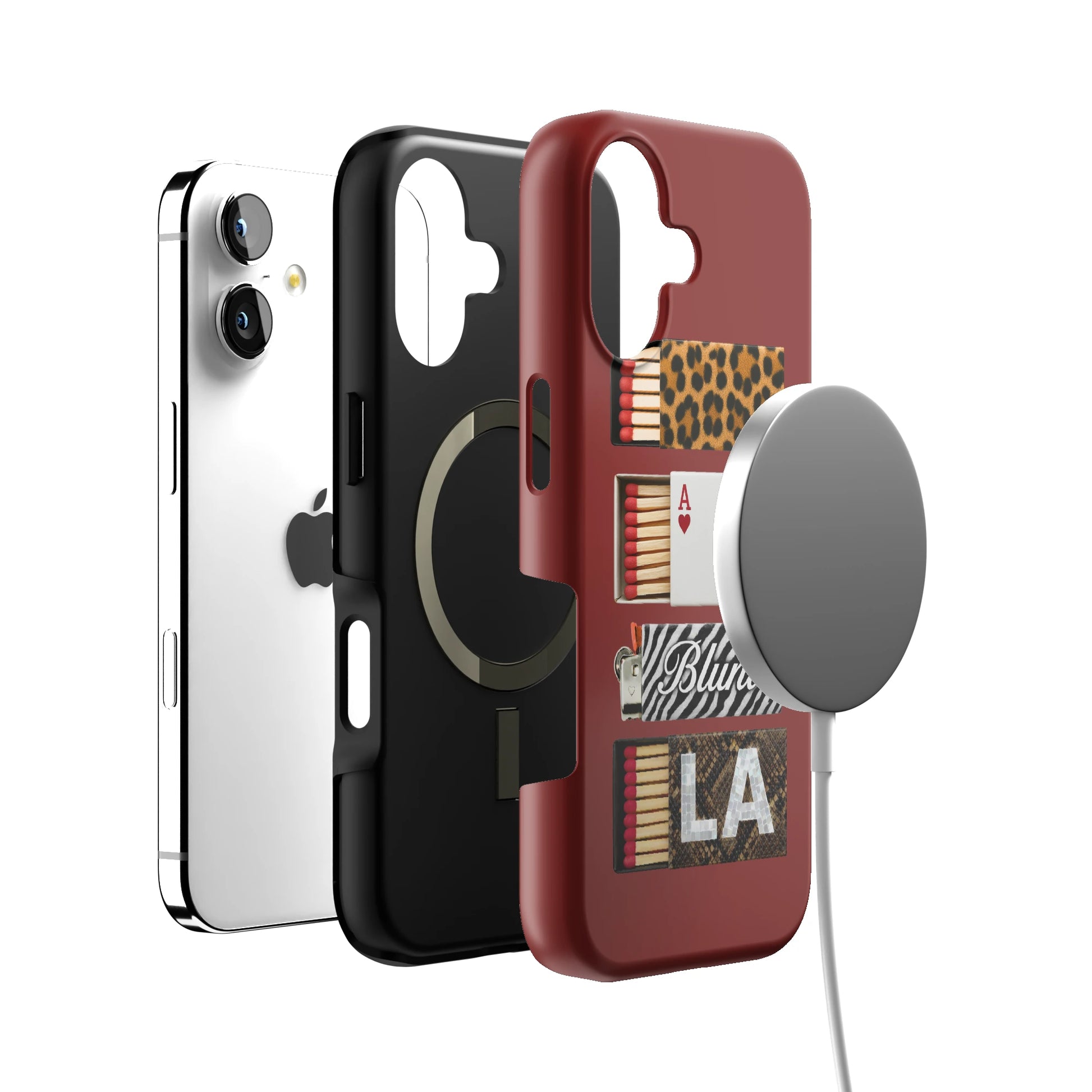 Burgundy Match iPhone Case gallery - Iphone_17_Iphone_4