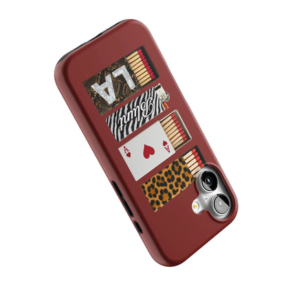 Burgundy Match iPhone Case gallery - Iphone_17_Iphone_5