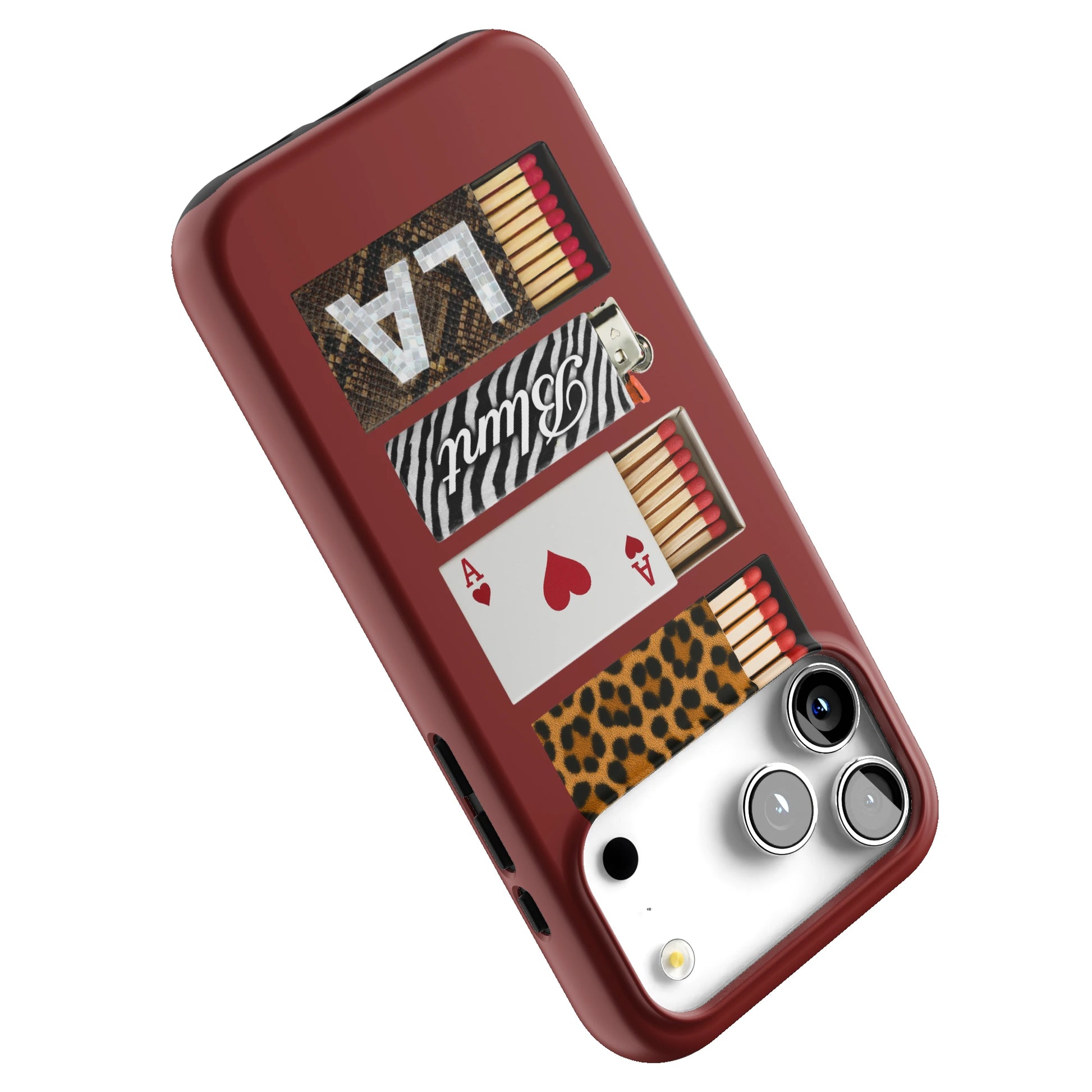 Burgundy Match iPhone Case gallery - Iphone_17_Pro_Max_5