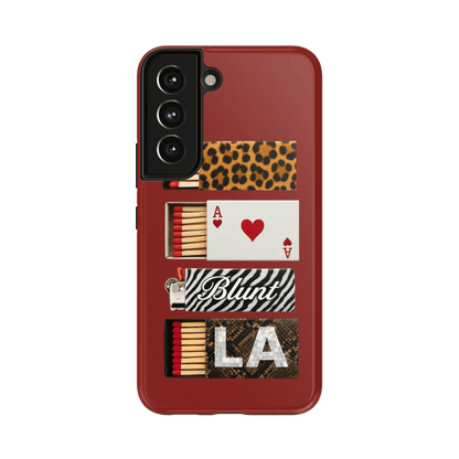Burgundy Match Samsung Case - Blunt Cases