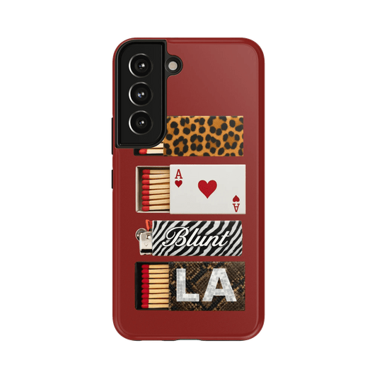 Burgundy Match Samsung Case - Blunt Cases
