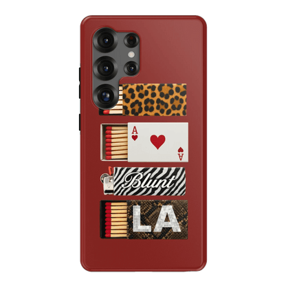 Burgundy Match Samsung Case - Blunt Cases