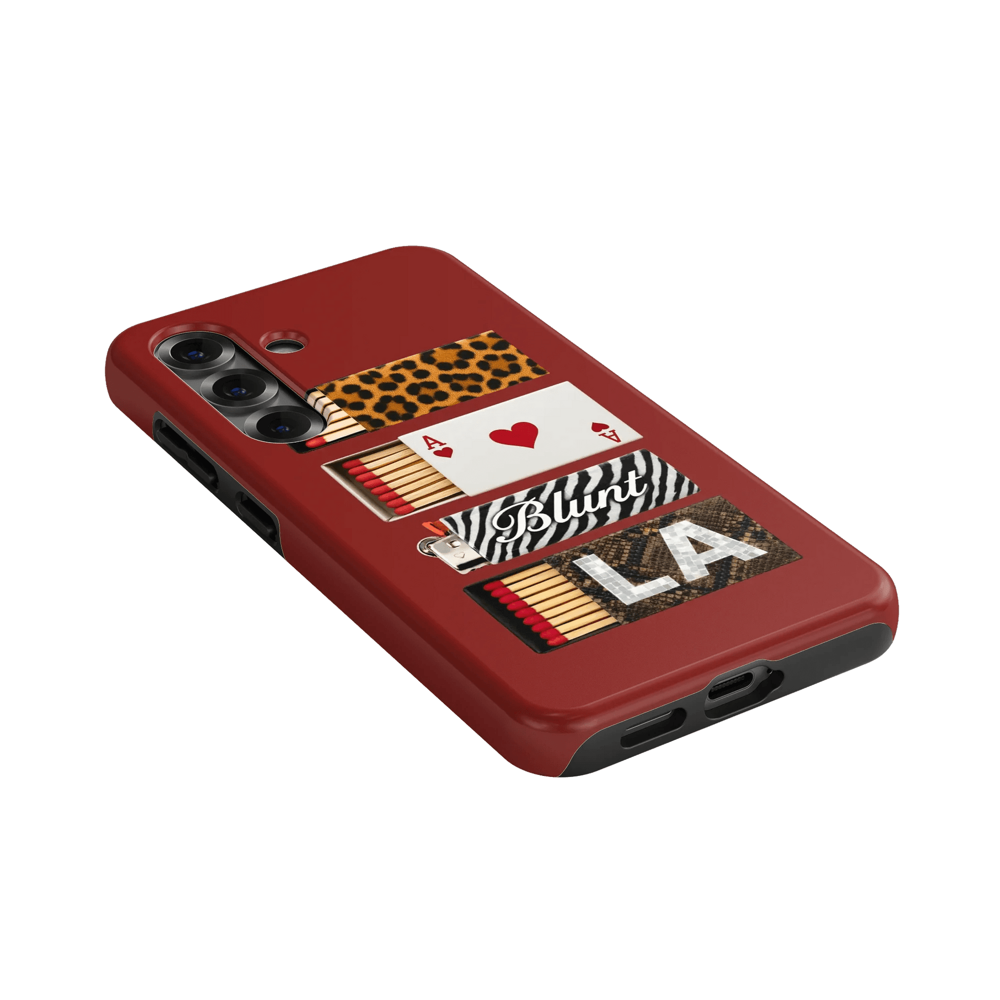 Burgundy Match Samsung Case - Blunt Cases