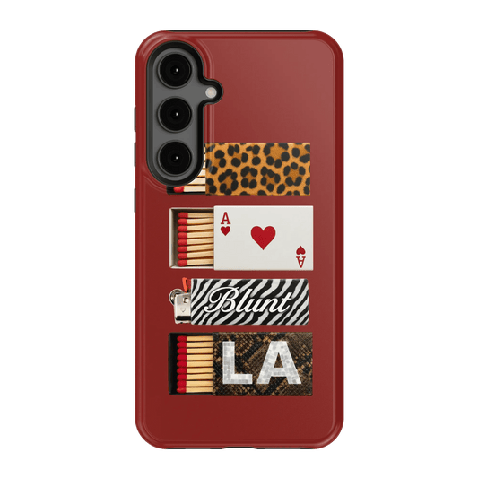Burgundy Match Samsung Case - Blunt Cases
