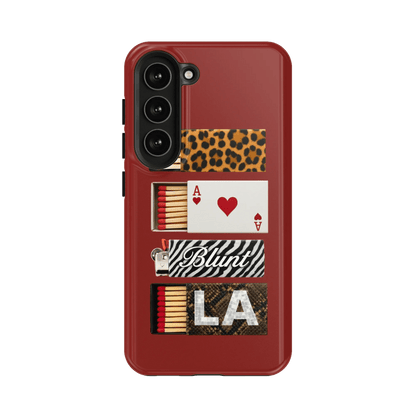 Burgundy Match Samsung Case - Blunt Cases