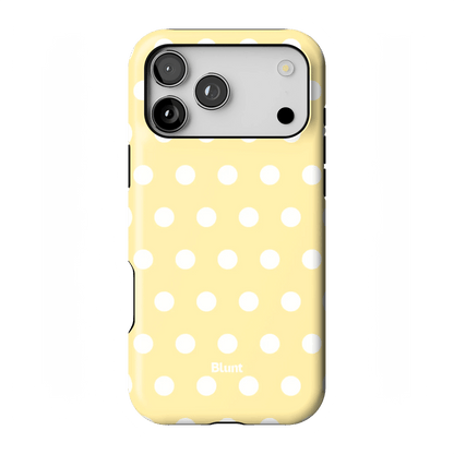 Butter Cream Polka iPhone Case - Blunt Cases
