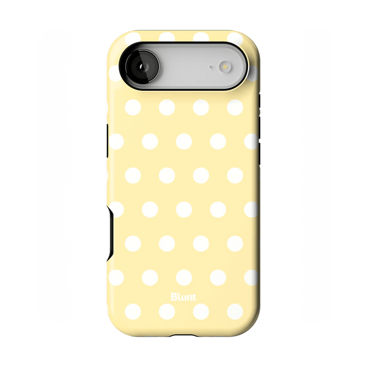 Butter Cream Polka iPhone Case - Blunt Cases