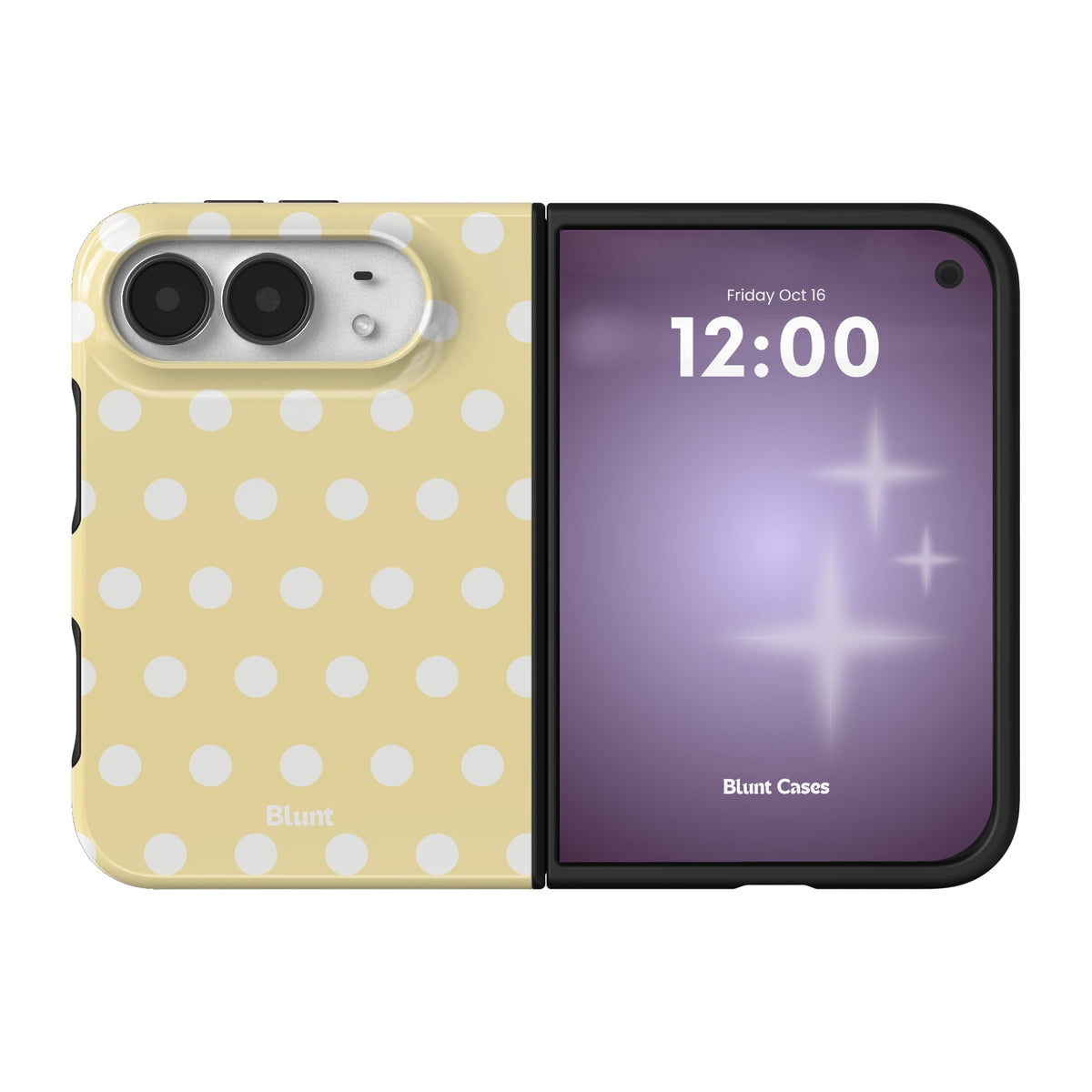 butter-cream-polka-iphone-case iPhone 18 Duo case, view 1