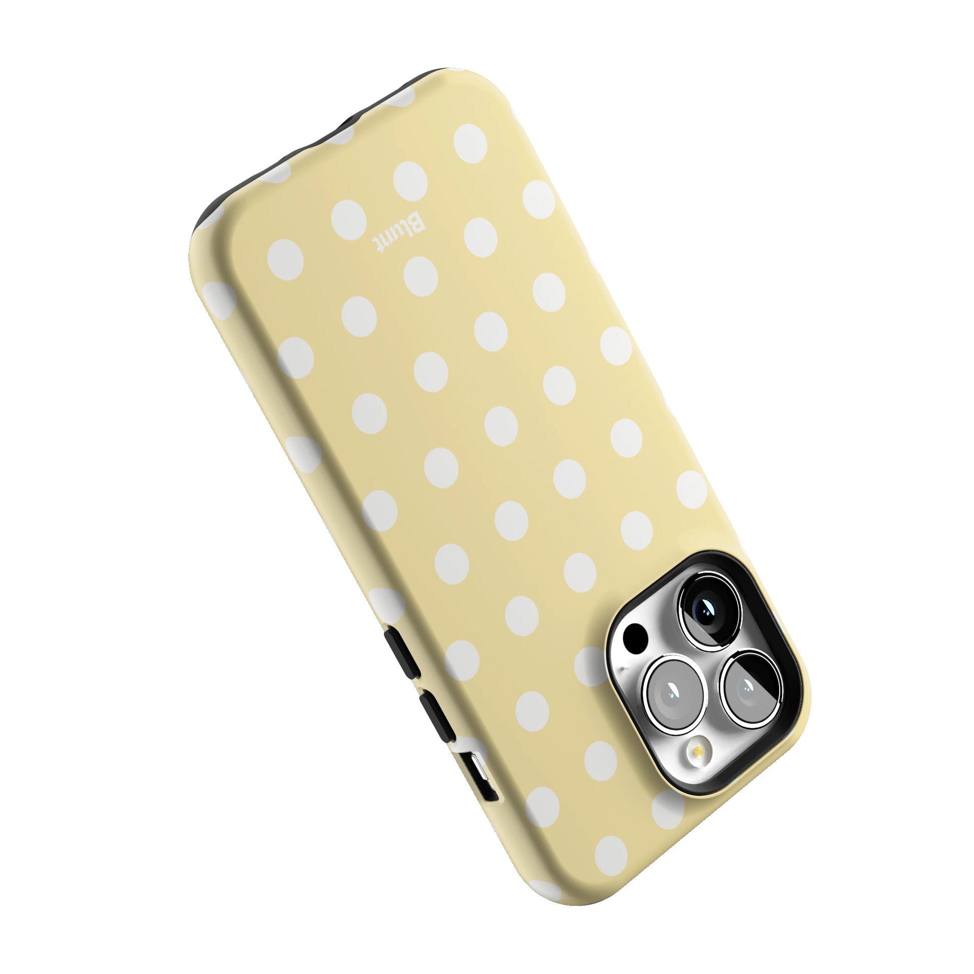 Butter Cream Polka iPhone Case gallery - Iphone_13_Pro_5